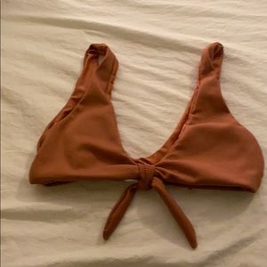 Shein Front Tie Bikini Top